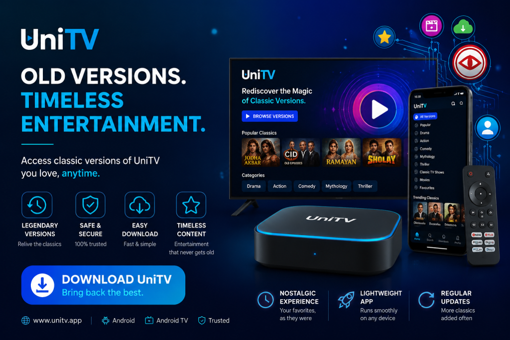 UniTV Old Versions